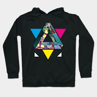 Triangle Abstract Illustration Hoodie